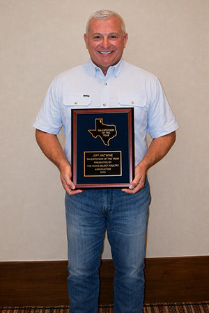 2026 Salesperson of the Year recipient Jeff Antwine